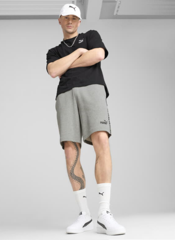 Шорти спортивні ESS TAPE Shorts 68468303 Puma L Сірий 68468303