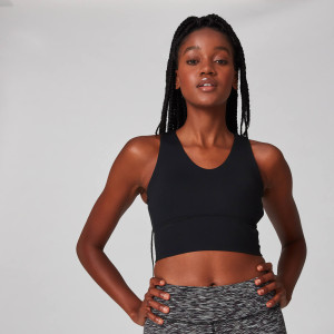 Топ MP WOMEN`S POWER LONGLINE SPORTS BRA MPW295-Black