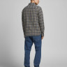 Сорочка JORPARKER CHECK SHIRT LS 12191200-Navy Blazer-Checks:/SLIM Jack&Jones L Темно-синій 12191200-NAVY BLAZER-CHEC