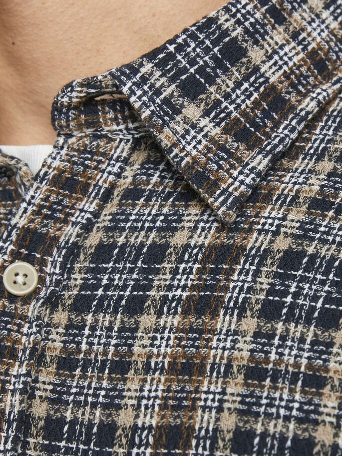 Сорочка JORPARKER CHECK SHIRT LS 12191200-Navy Blazer-Checks:/SLIM Jack&Jones L Темно-синій 12191200-Navy Blazer-Chec