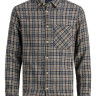 Сорочка JORPARKER CHECK SHIRT LS 12191200-Navy Blazer-Checks:/SLIM Jack&Jones L Темно-синій 12191200-NAVY BLAZER-CHEC