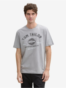 Футболка LOGO TEE MEN'S T-SHIRT 1037735-32917 Tom Tailor L Сірий 1037735-32917