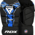 Рукавиці тренувальні RDX GRAPPLING GLOVES SHOOTER NEW AURA F17 чорний, синій Уні M GSR-F17BU