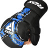Рукавиці тренувальні RDX GRAPPLING GLOVES SHOOTER NEW AURA F17 чорний, синій Уні M GSR-F17BU