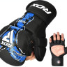 Рукавиці тренувальні RDX GRAPPLING GLOVES SHOOTER NEW AURA F17 чорний, синій Уні M GSR-F17BU