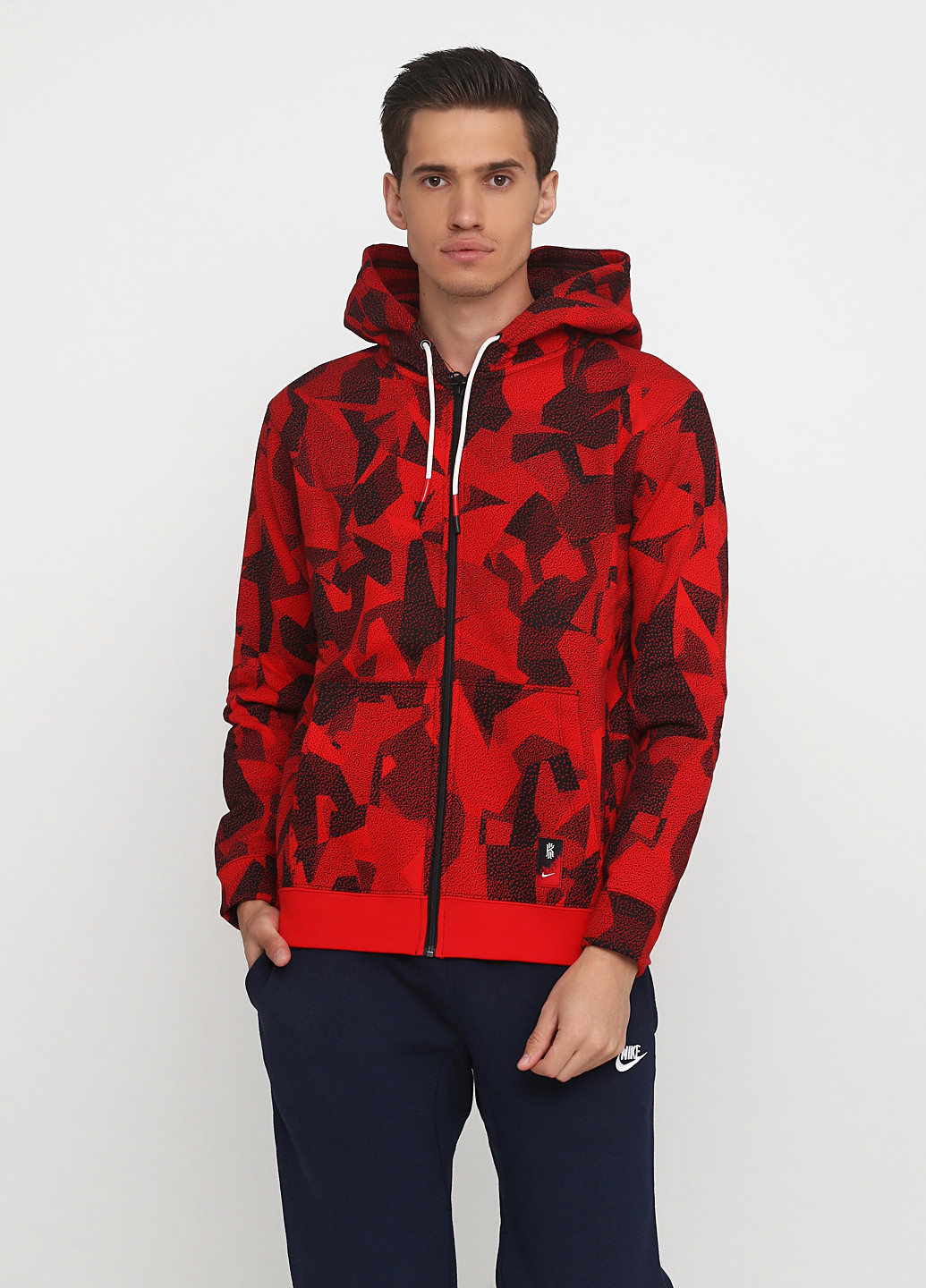 Kyrie m nk hoodie fz aop sales