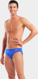 Плавки Arena TEAM SWIM BRIEFS SOLID синій, помаранчевий Чол 100 (004773-803) 004773-803