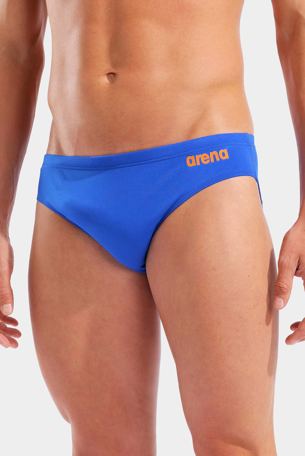 Плавки Arena TEAM SWIM BRIEFS SOLID синій, помаранчевий Чол 100 (004773-803) 004773-803