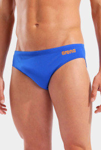 Плавки Arena TEAM SWIM BRIEFS SOLID синій, помаранчевий Чол 100 (004773-803) 004773-803