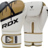 Рукавиці боксерські RDX BOXING GLOVES BGR-F7 білий, золотий 12 унцій (BGR-F7GL) BGR-F7GL