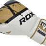 Рукавиці боксерські RDX BOXING GLOVES BGR-F7 білий, золотий 12 унцій (BGR-F7GL) BGR-F7GL