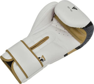Рукавиці боксерські RDX BOXING GLOVES BGR-F7 білий, золотий 12 унцій (BGR-F7GL) BGR-F7GL