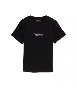Футболка women's T-shirt 1045543-14482 Tom Tailor XS Чорний 1045543-14482
