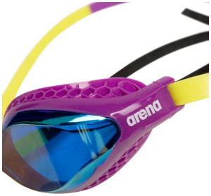Окуляри для плавання Arena AIR-SPEED MIRROR фіолетовий, жовтий Уні OSFM 003151-110
