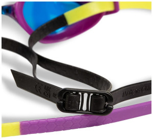 Окуляри для плавання Arena AIR-SPEED MIRROR фіолетовий, жовтий Уні OSFM 003151-110