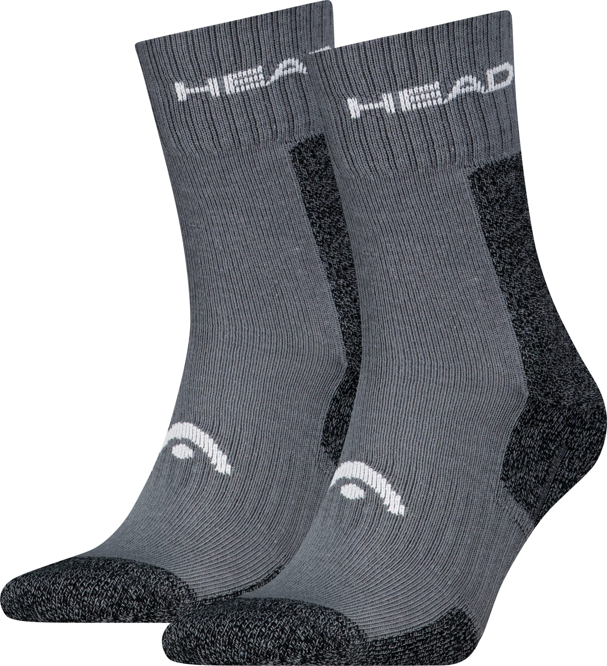Шкарпетки Head ELEMENTS HIKING CREW 2P сірий 43-46 (701229013-002) 701229013-002