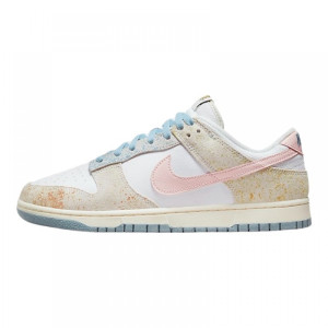 Кросівки NIKE DUNK LOW PINK BLUE GOLD DV6486-100