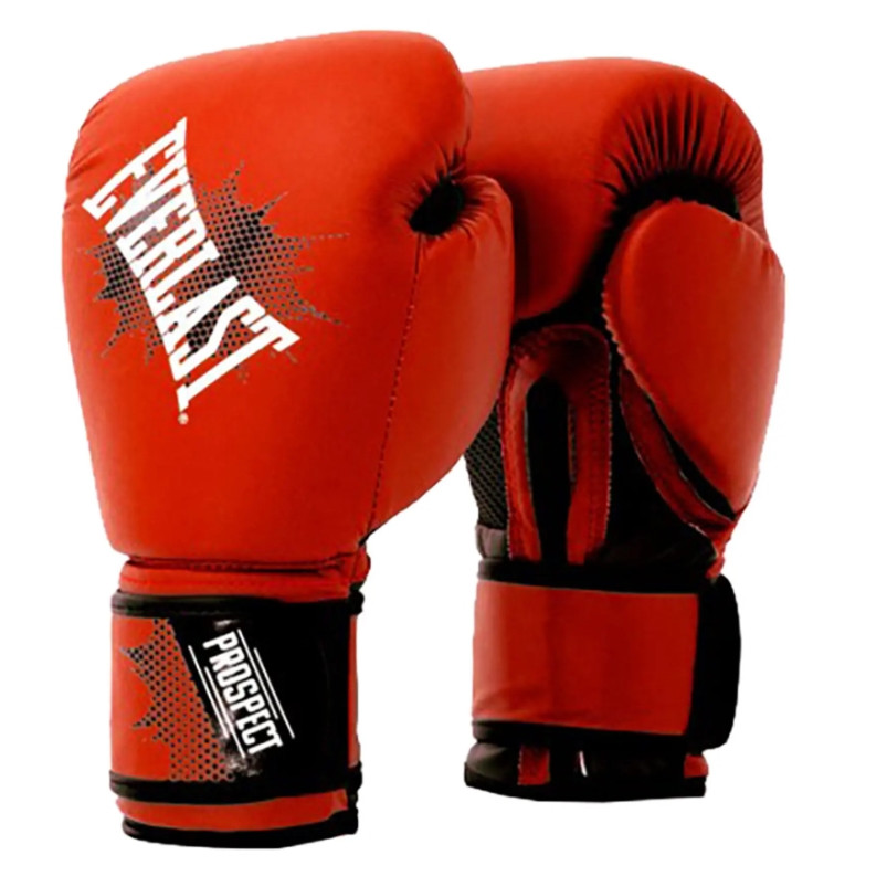 Рукавиці боксерські Everlast PROSPECT GLOVES червоний, чорний Діт 8 унцій 820260-70-4