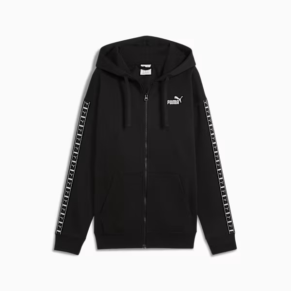 Толстовка ESS TAPE Full-Zip Hoodie 68809701 Puma XL Чорний 68809701