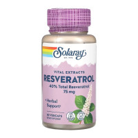 Капсули Solaray Resveratrol 75mg - 60 vcaps 2023-10-6761