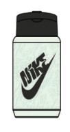 Пляшка Nike TR RENEW RECHARGE STRAW BOTTLE 16 OZ зелений, чорний Уні 437 мл N.100.7641.301.16