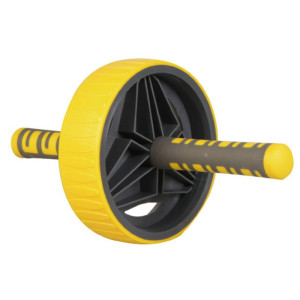 Ролик для пресу EXERCISE WHEEL жовтий Уні 19см LS3371