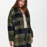 Пальто ONLNEWCAMILLA TEDDY SHACKET AOP CC OTW 15228399-Kalamata-Checks:as SS ONLY M Хакі 15228399-KALAMATA-CHECKS: