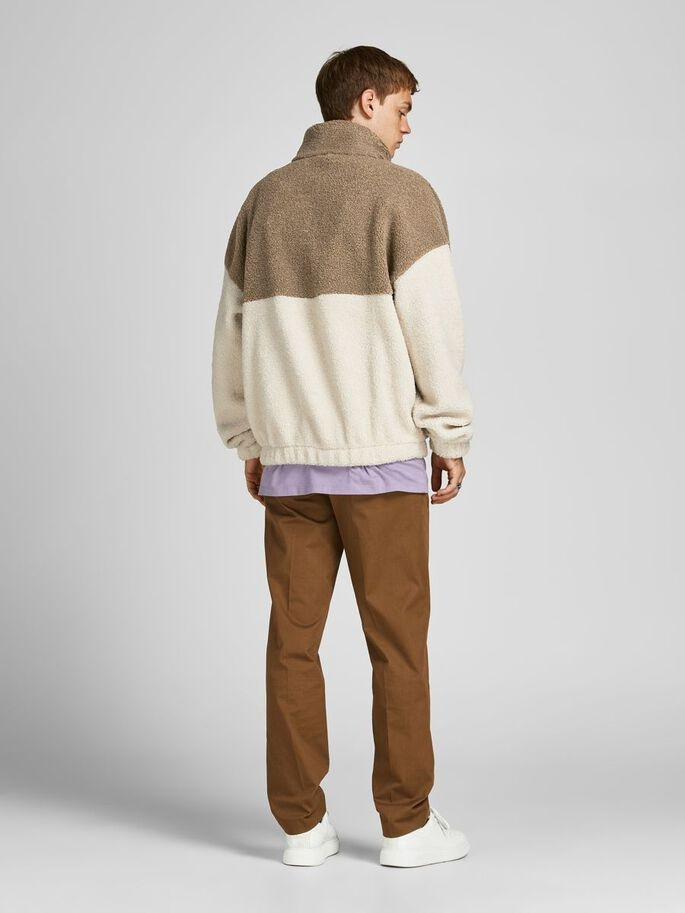 Толстовка JORMACAN SWEAT HOOD 12200198-Malt Ball-Fit:OVERSIZE/CUT Jack&Jones L Бежевий 12200198-Malt Ball-Fit:OV