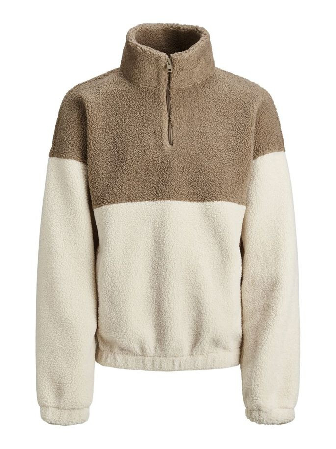 Толстовка JORMACAN SWEAT HOOD 12200198-Malt Ball-Fit:OVERSIZE/CUT Jack&Jones L Бежевий 12200198-Malt Ball-Fit:OV