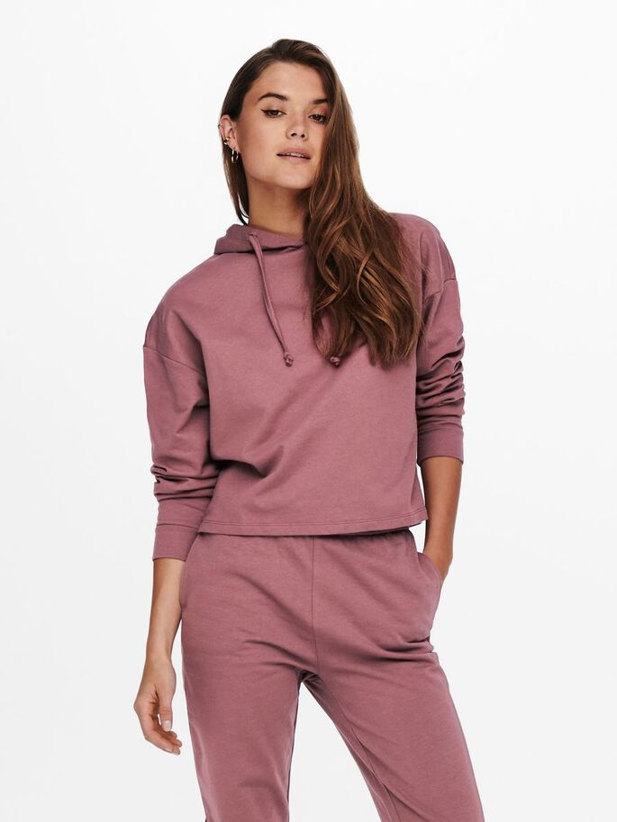 Толстовка ONLDREAMER LIFE L/S HOOD SWT NOOS 15241103 Rose Brown ONLY S Розовий 15241103RoseBrown