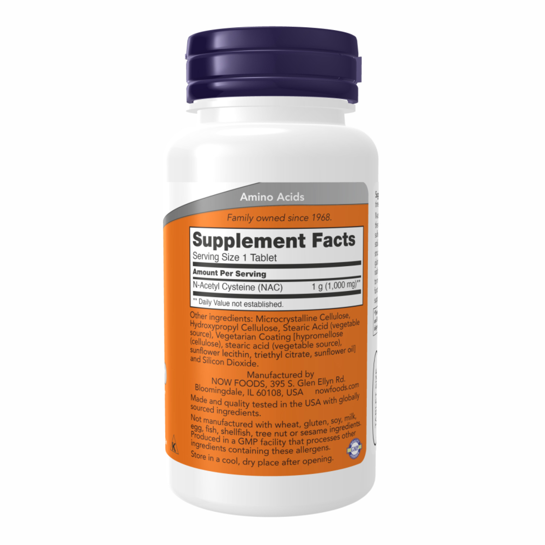 Таблетки N-Acetyl-Cysteine 1000mg - 120 tabs 2022-10-1387