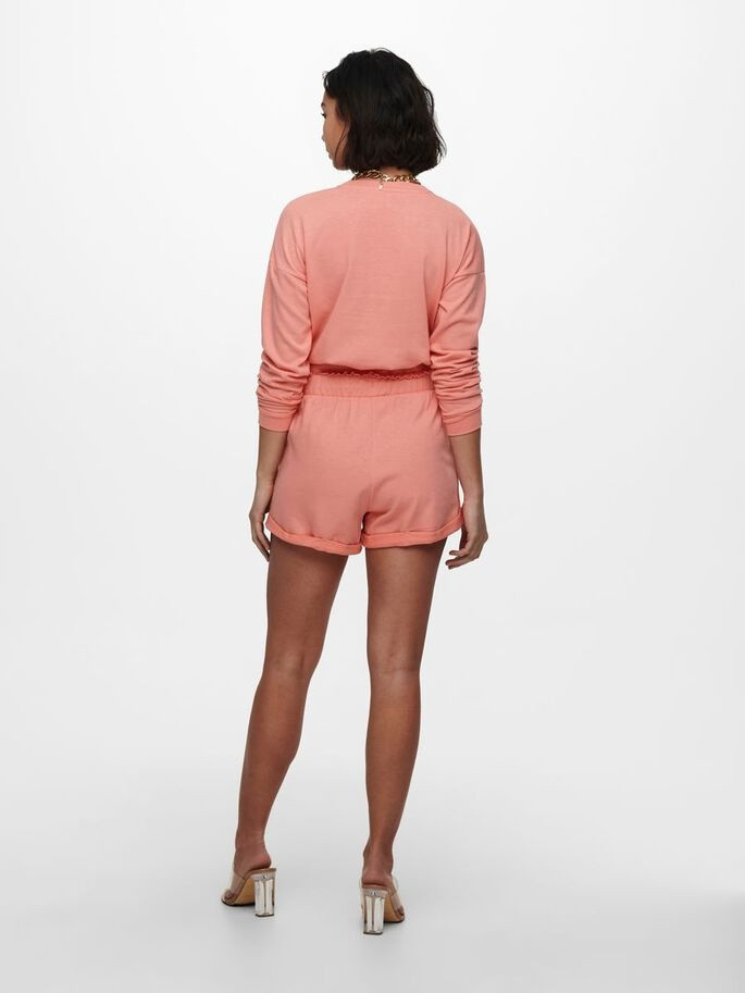 Шорти ONLELA LIFE SHORTS SWT 15231213 Burnt Coral ONLY M Кораловий 15231213BurntCoral