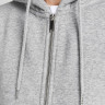 Толстовка JJESOFT BASIC SWEAT ZIP HOOD NOOS 12191895-Light Grey Melange-Fit:REG FIT Jack&Jones L Сір 12191895-LIGHT GREY MELAN