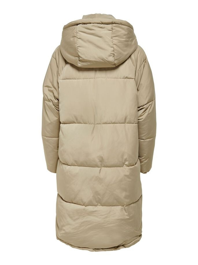 Пальто ONLGABI OVERSIZED LONG COAT OTW NOOS 15160167-Crockery ONLY M Бежевий 15160167-Crockery