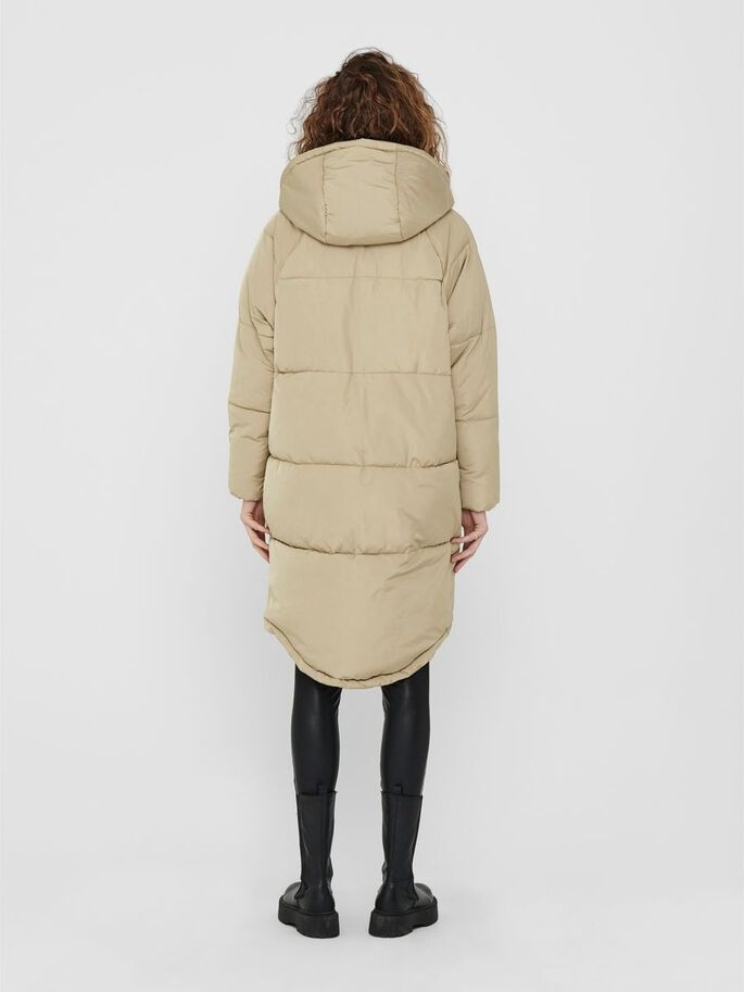 Пальто ONLGABI OVERSIZED LONG COAT OTW NOOS 15160167-Crockery ONLY M Бежевий 15160167-Crockery