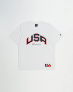 Футболка crewneck t-shirt 219747-WW001 Champion L Білий 219747-WW001