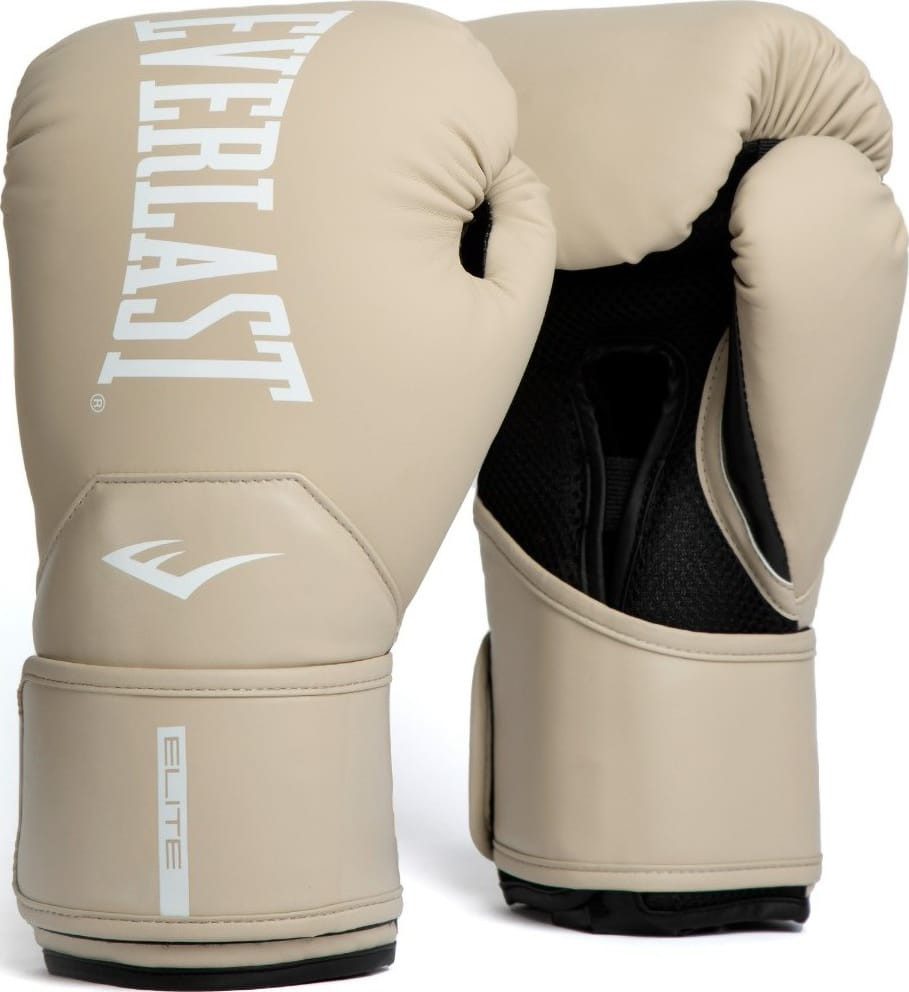Рукавиці боксерські Everlast ELITE 2 BOXING GLOVES бежевий 12 унцій (P00003316) P00003316