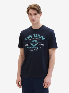 Футболка LOGO TEE MEN'S T-SHIRT 1037735-10302 Tom Tailor L Темно-синій 1037735-10302