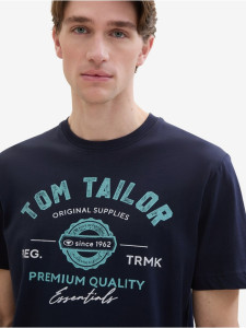 Футболка LOGO TEE MEN'S T-SHIRT 1037735-10302 Tom Tailor L Темно-синій 1037735-10302