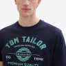 Футболка LOGO TEE MEN'S T-SHIRT 1037735-10302 Tom Tailor L Темно-синій 1037735-10302