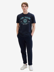 Футболка LOGO TEE MEN'S T-SHIRT 1037735-10302 Tom Tailor L Темно-синій 1037735-10302