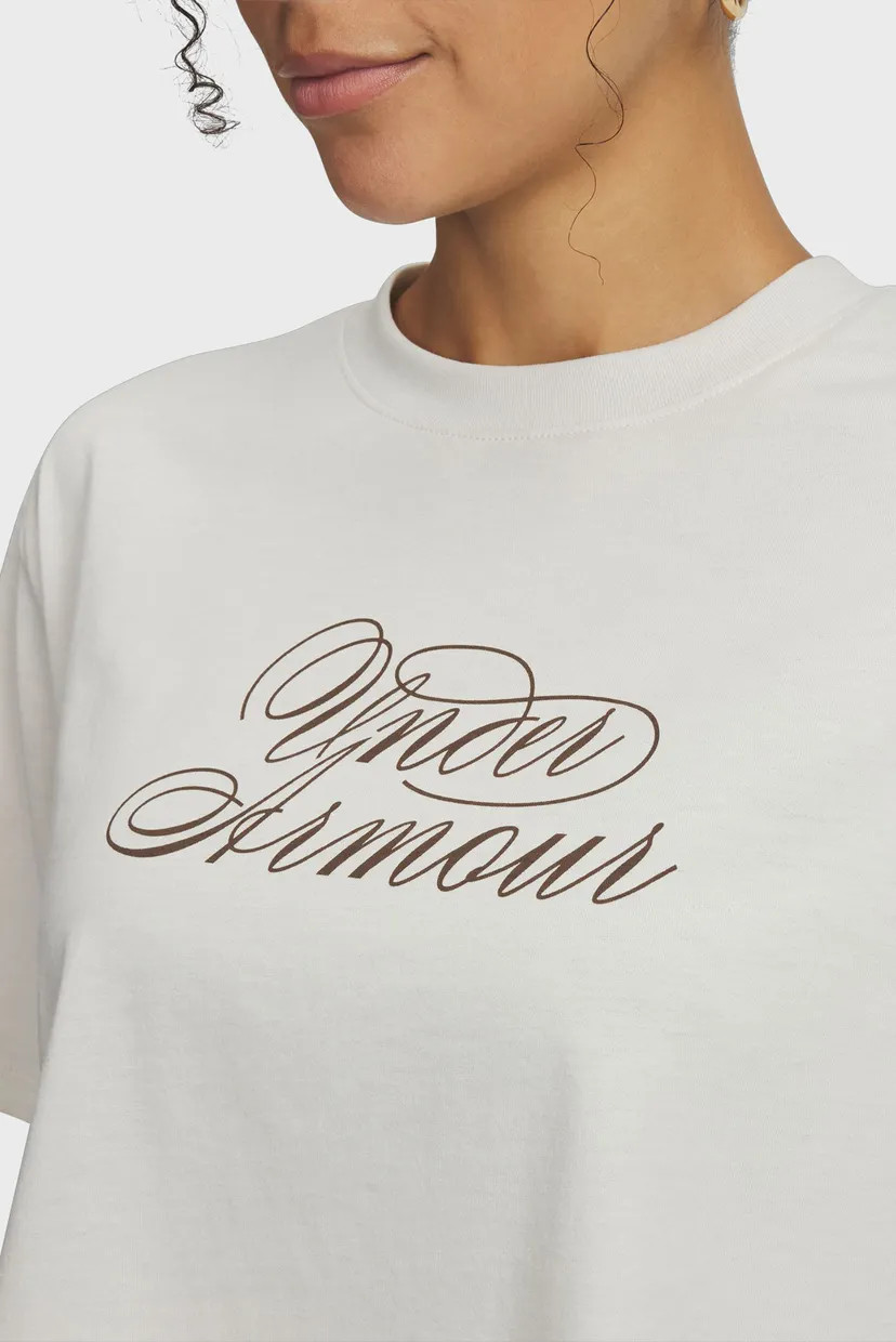 Футболка UA SCRIPTHEART CROP 6011506-110