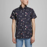 Сорочка JORPLAYA SHIRT SS 12187953 Dark Navy Jack&Jones L Темно-синій 12187953DARKNAVY
