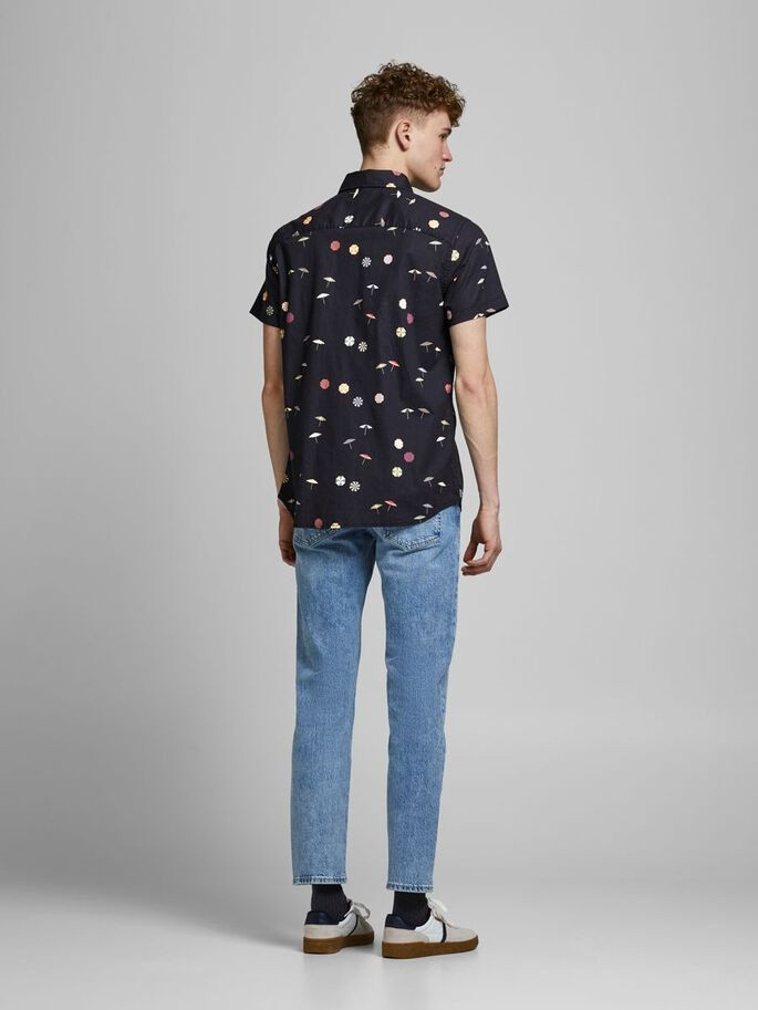 Сорочка JORPLAYA SHIRT SS 12187953 Dark Navy Jack&Jones L Темно-синій 12187953DarkNavy
