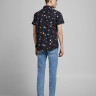 Сорочка JORPLAYA SHIRT SS 12187953 Dark Navy Jack&Jones L Темно-синій 12187953DARKNAVY