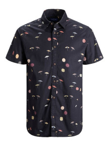 Сорочка JORPLAYA SHIRT SS 12187953 Dark Navy Jack&Jones L Темно-синій 12187953DARKNAVY