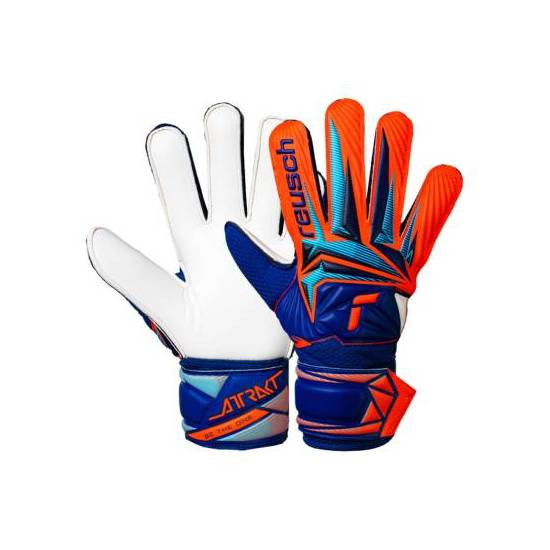 Рукавиці воротарські Reusch Attrakt Solid 56/72/515/4129, Цвет Синий, Размер (Европа) - 4 56/72/515/4129