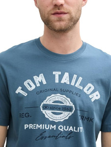Футболка LOGO TEE MEN'S T-SHIRT 1037735-36985 Tom Tailor L Синій 1037735-36985