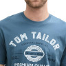 Футболка LOGO TEE MEN'S T-SHIRT 1037735-36985 Tom Tailor L Синій 1037735-36985