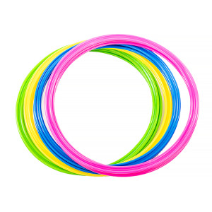 Кільця спортивні 12 шт (3 Жовті+3 Сині+3 Рожеві+3 Зелені) AVK3-739-463-600-302
